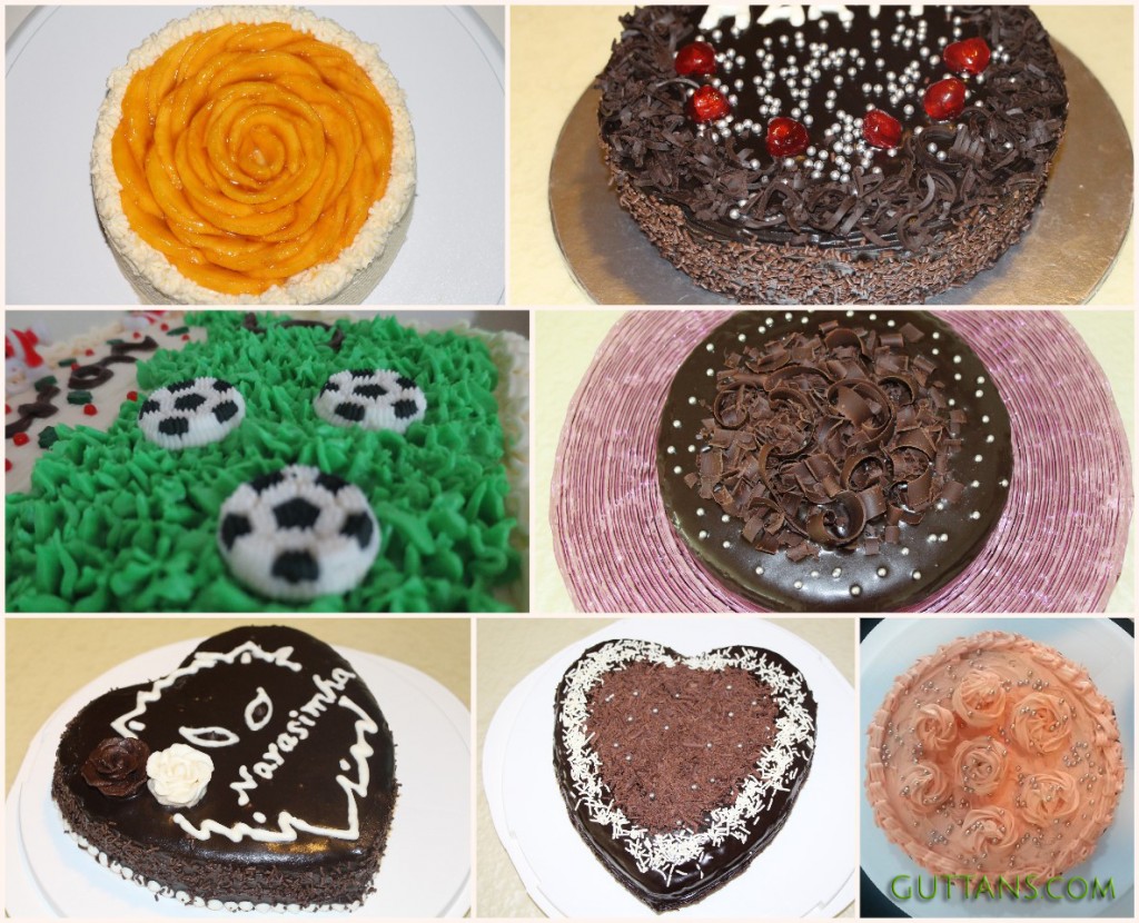 EGGLESS CAKES ~~ MANGO FLOWER CAKE ~~ CHOCOLATE GANACHE FROSTING
