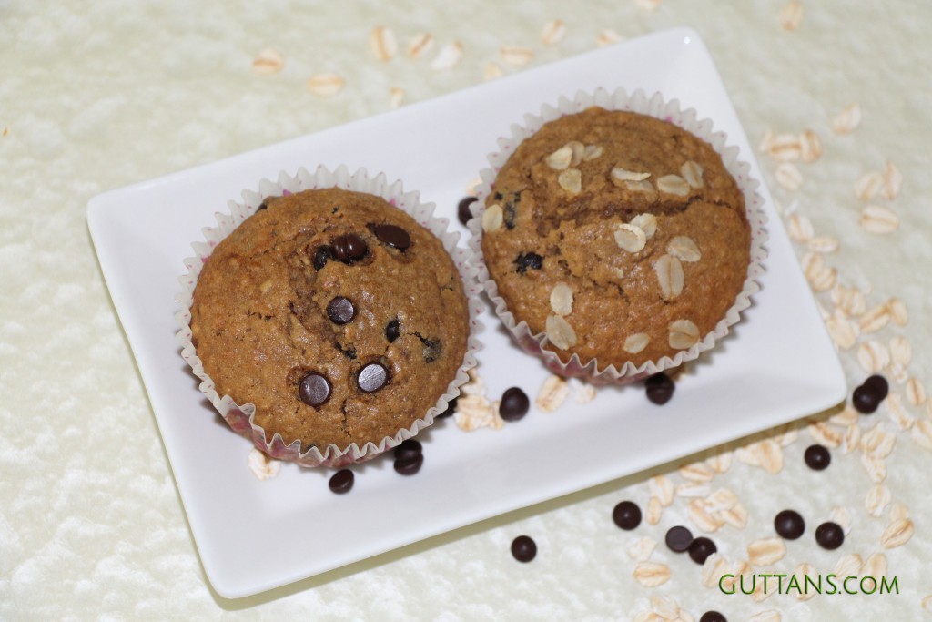 Oatmeal Wheat Muffins