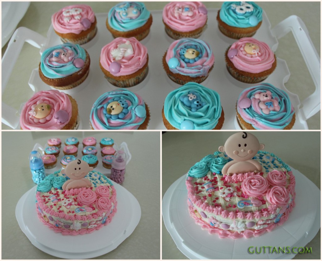 VANILLA BUTTER CAKE ~~ BUTTERCREAM FROSTING ~~ BABY SHOWER CAKES