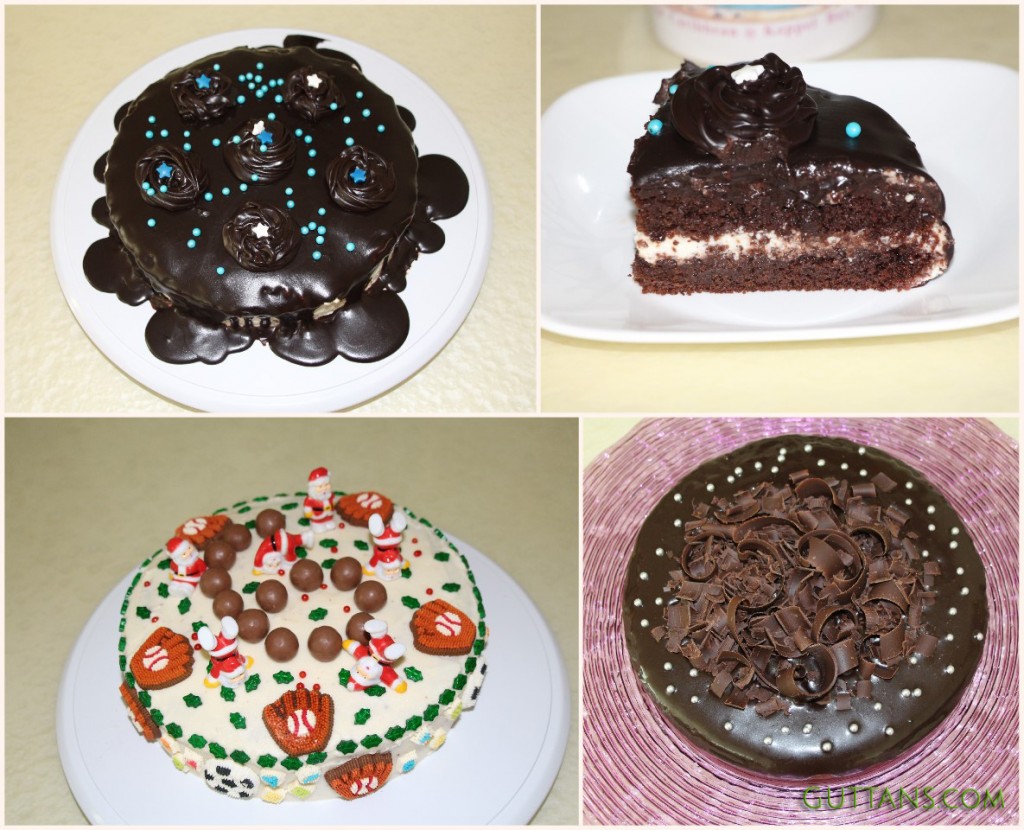 EGGLESS MOIST CHOCOLATE CAKE ~~ EGGLESS CARAMEL CAKE ~~ BIRTHDAY CAKE